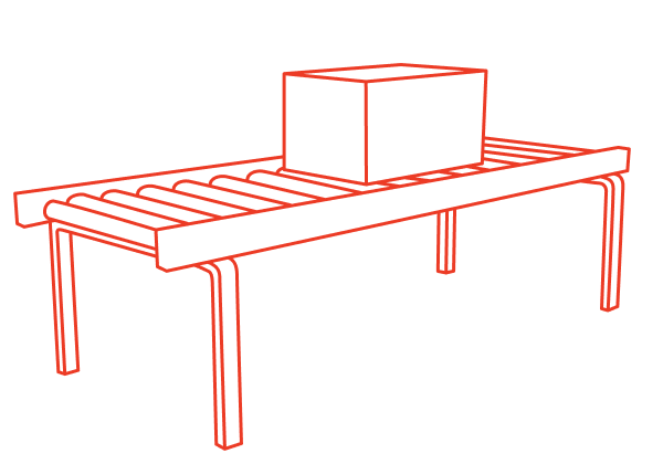Line art of conveyance systems